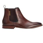 Mens Sikes Chelsea Boots - Washed Brown - 8 image
