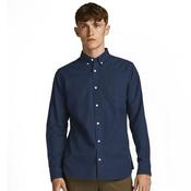 Mens Organic Cotton Oxford Shirt - Navy - XS image