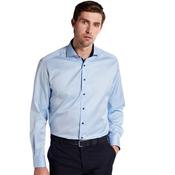 Mens Twill Comfort Fit Formal Shirt - Blue - 41 image