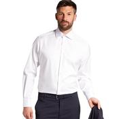 Mens Twill Modern Fit Formal Shirt - White - 42