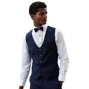 Mens Peter Tapered Fit Suit Waistcoat - Petrol - 42R image