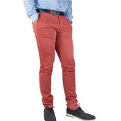 Mens Slim Fit Comfort Stretch Chinos - Rose - 32W X 34L image