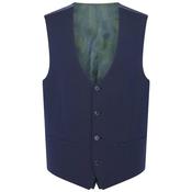 Mens Luca Slim Fit Waistcoat - Navy - 44R image