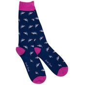 Mens Shark Bamboo Socks - Blue - 7-11 image