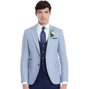 Mens Harold Comfort Fit Suit Jacket - Ice - 52S image