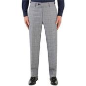 Mens Anello Suit Trousers - Silver - 30W X 30L image
