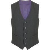 Mens Dale Suit Waistcoat - Dark Grey - 50R image