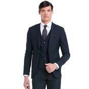 Men's James Comfort Fit Suit Waistcoat - Black - 32R image