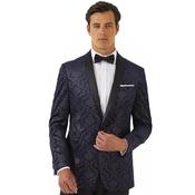 Mens Tiesto Velvet Jacket - Navy - 38R image