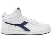 Mens Magic Basket Demi Icona Hi-Top Trainers - White - 7 image
