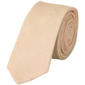 Mens Oliver Linen Tie - Tan - One image