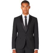 Mens Rocco Slim Suit Jacket - Black - 40R image