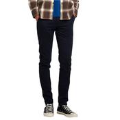 Mens Endmore Skinny Organic Cotton Chinos - True Navy - 34W X 30L image
