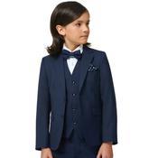 Boys James Communion Suit Waistcoat - Navy - 3 image
