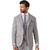 Mens Jude Herringbone Suit Jacket - Stone - 44R image