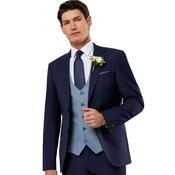 Mens Phillip Tapered Fit Suit Waistcoat - Blue - 38R image
