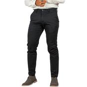Mens Slim Leg Cotton-Stretch Chino -  Black - 30W X 30L image