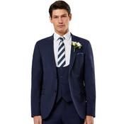 Mens Peter Scoop Suit Waistcoat - Ink - 34R image