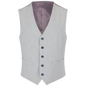 Mens Dale Suit Waistcoat - Silver Grey - 40R image