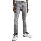 Mens Scanton Slim Faded Jeans - Denim Black Grey - 28W X 32L image