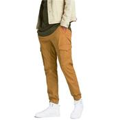 Mens Slim Tapered Cargo Trousers - Rubber - 30W X 30L