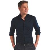 Mens Slim Jersey Shirt - Navy - 38 image