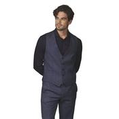Mens Tolka Donegal Tweed Suit Waistcoat - Blue Salt &amp; Pepper - 46R image