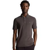 Mens Tonal Eagle Polo Shirt - Gunmetal - XS image