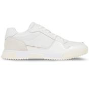 Mens Leather Trainers - White Mix - 8 image