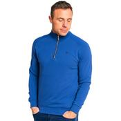 Mens Falcon 1/4 Zip Sweater - Straight Blue - M image