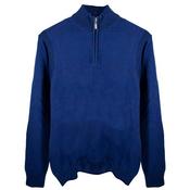 Mens Brosna 1/4 Zip - Indigo - XL image