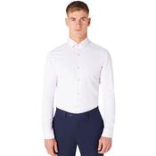 Mens Slim Stretch Dress Shirt - Light Pink - 37