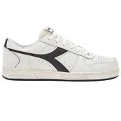 Mens Magic Basket Low Icona Trainers - White/Black - 9 image