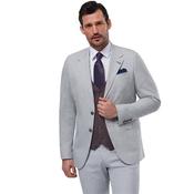 Mens London 3-Piece Suit - Silver - 42S image