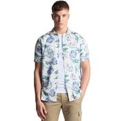 Mens Seville Short Sleeve Casual Shirt - Blue White - M image
