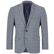 Mens Dale Check Suit Jacket - Blue - 38S image