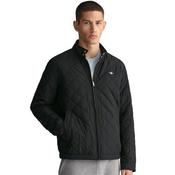 Mens Quilted Windcheater - Black - S image