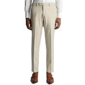 Mens Mario Formal Trousers - Beige - 36W X 32L image