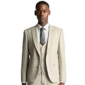 Mens Mario Suit Jacket - Beige - 38R image