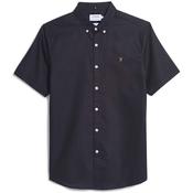 Mens Brewer Short Sleeve Oxford Shirt - Navy - XS image