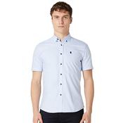 Mens Short Sleeve Oxford Shirt - Sky Blue - S image