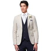 Mens Albert Suit Jacket - Stone - 48L image