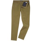 Mens Eldon Slim Fit Chinos - Green - 32W X 30L image