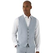 Mens Sultano Suit Waistcoat - Mint Green - 40R image
