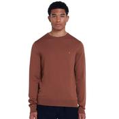 Mens Mullen Merino Wool Jumper - Teak - XS image