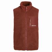 Mens Teddy Gilet - Brandy Brown - M image