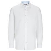 Mens Parker Detail Shirt - Bright White - S image