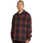 Mens Honnold Check Overshirt - Washed Black - XS image