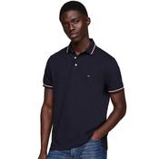 Mens Tipped Polo Shirt - Desert Sky - S image
