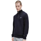 Mens Half Zip Sweatshirt - Navy - L image